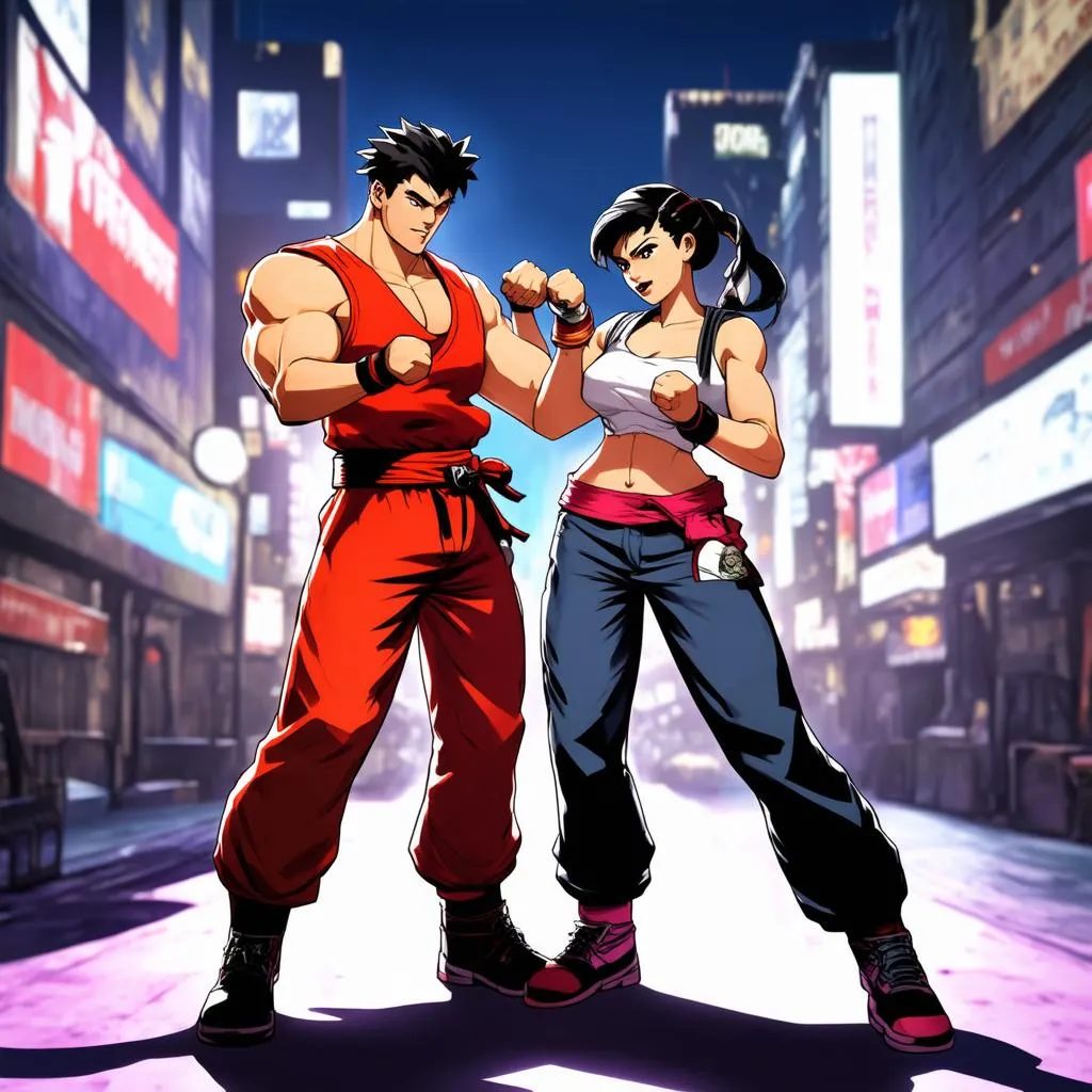 Jamie và Lily trong Street Fighter 6