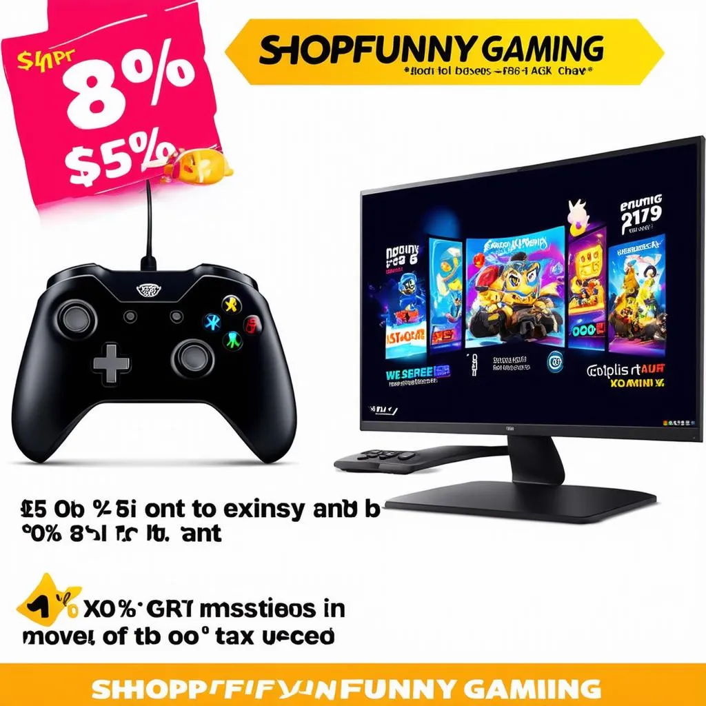 quảng cáo ShopFunny Gaming giả rẻ