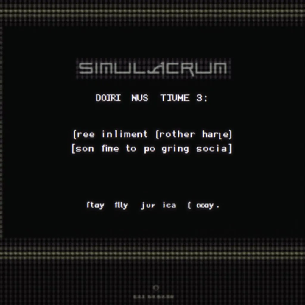 Simulacrum PC - Bắt đầu cuộc hành trình