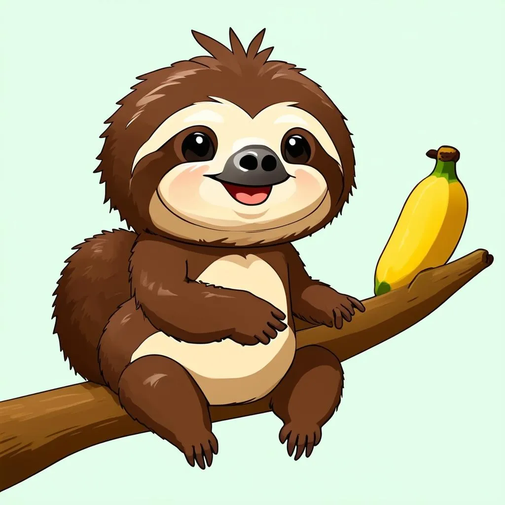 Sloth Cartoon: Sự Lười Biếng Dễ Thương