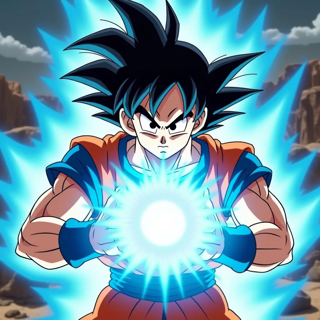 Goku tung chưởng Kamehameha