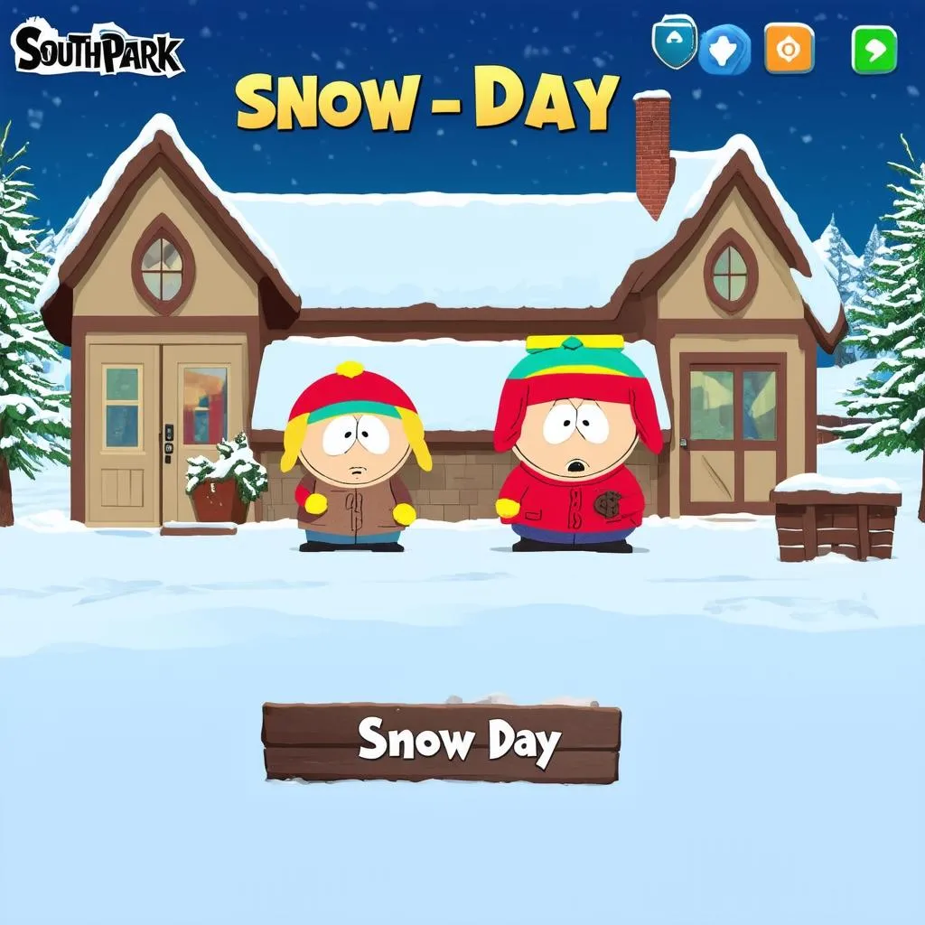 South Park: Snow Day game