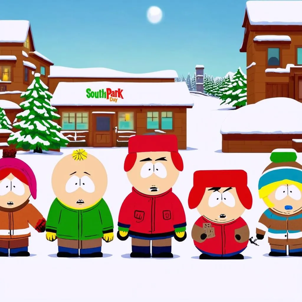 Trailer của game South Park: Snow Day