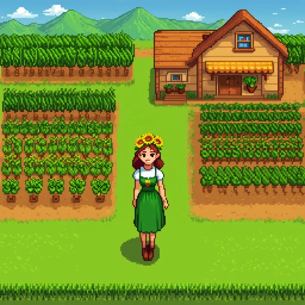 Nông trại Stardew Valley của Leah