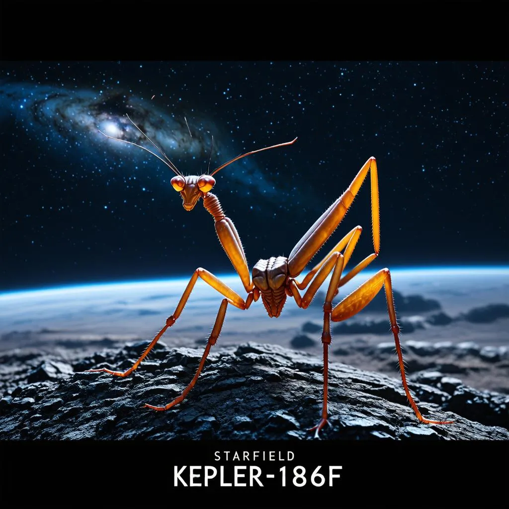 Starfield Mantis và hành tinh Kepler-186f