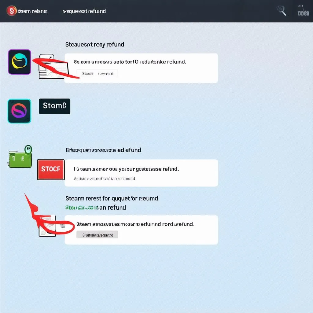 Lựa chọn hoàn tiền trên Steam
