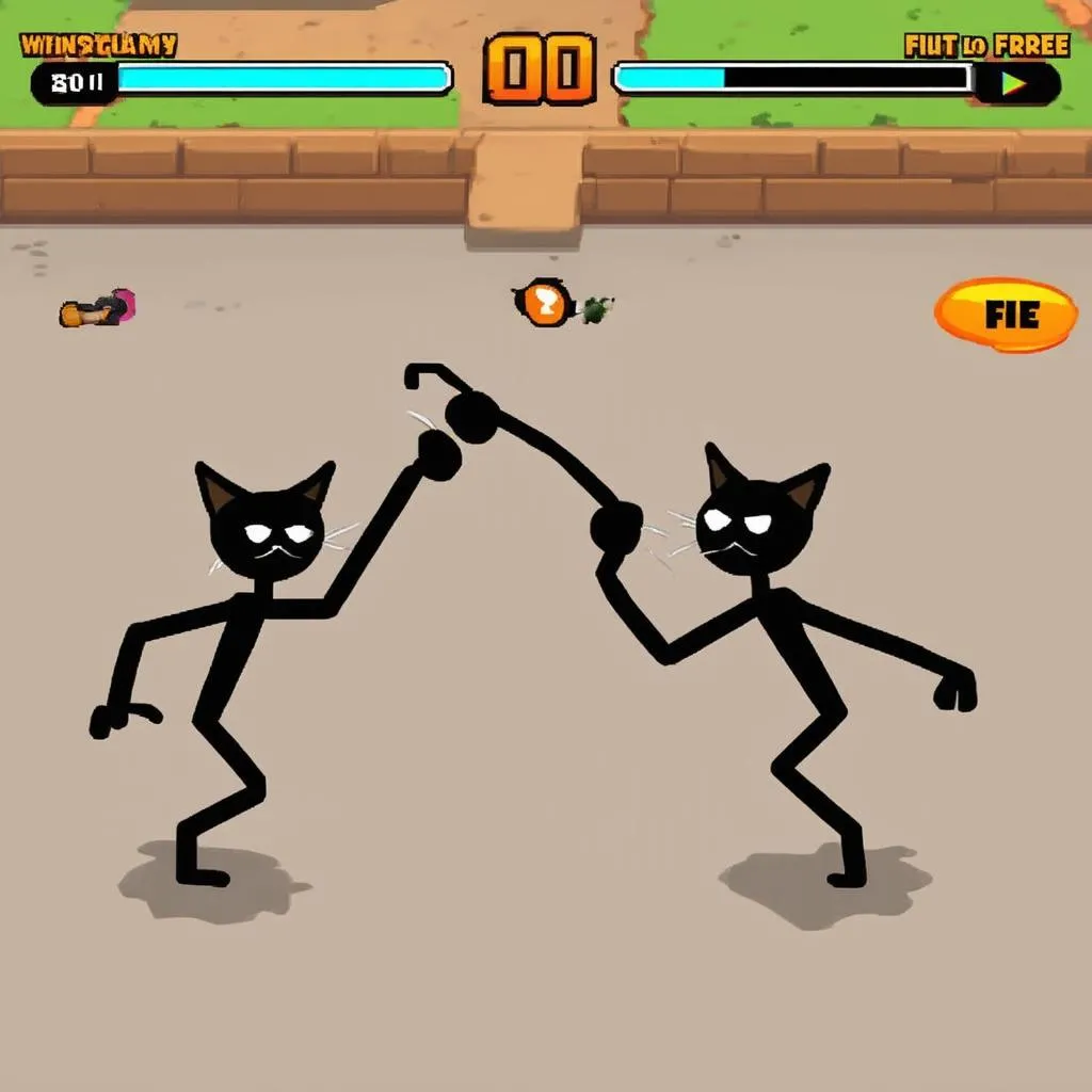 game chiến đấu-stickman