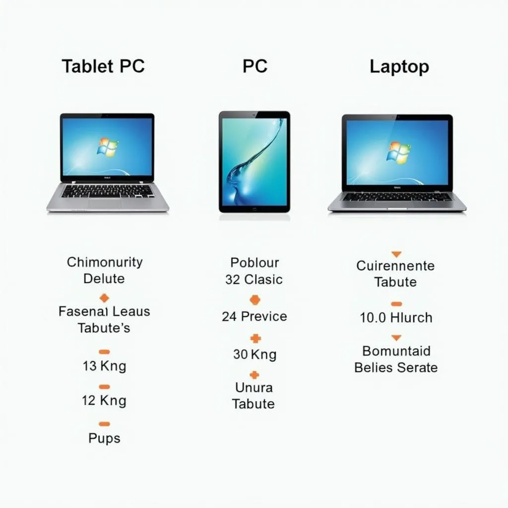 So sánh tablet PC với PC và laptop