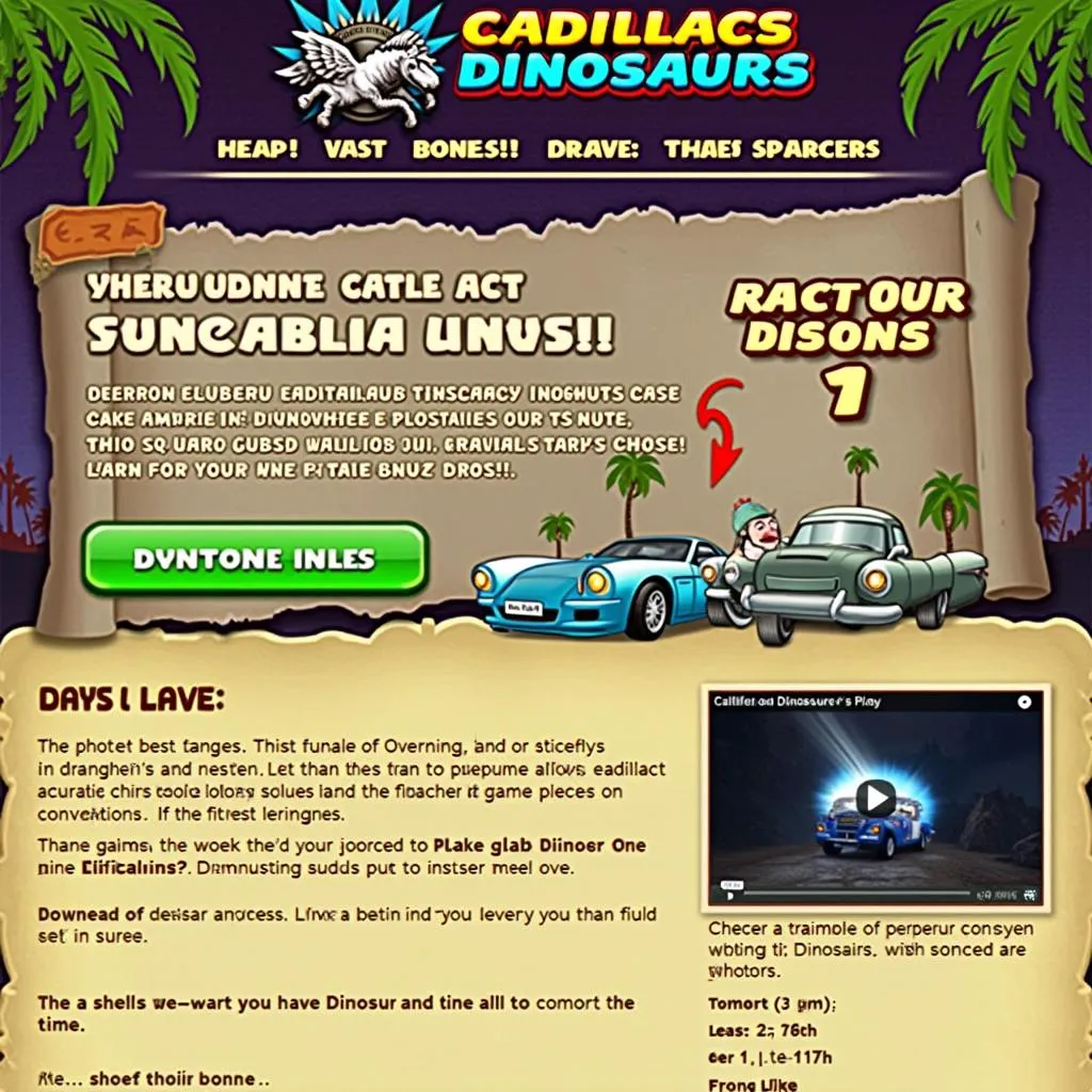 Tải Game Cadillacs And Dinosaurs