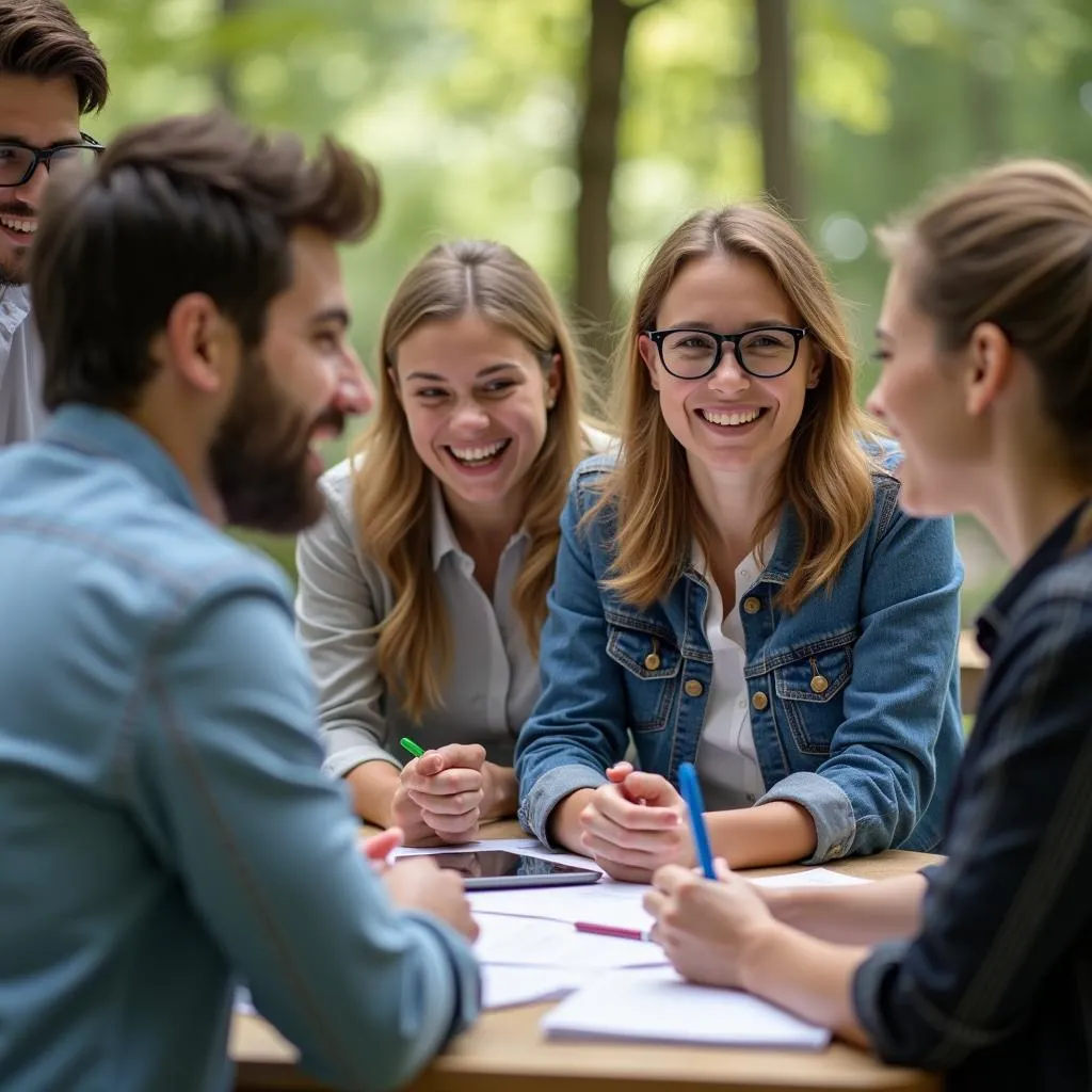 Hình ảnh các trò chơi team building cho doanh nghiệp