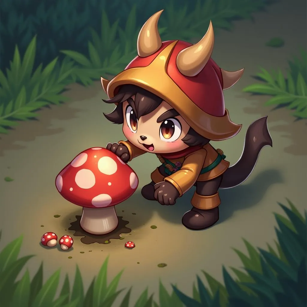 Teemo đặt bẫy độc