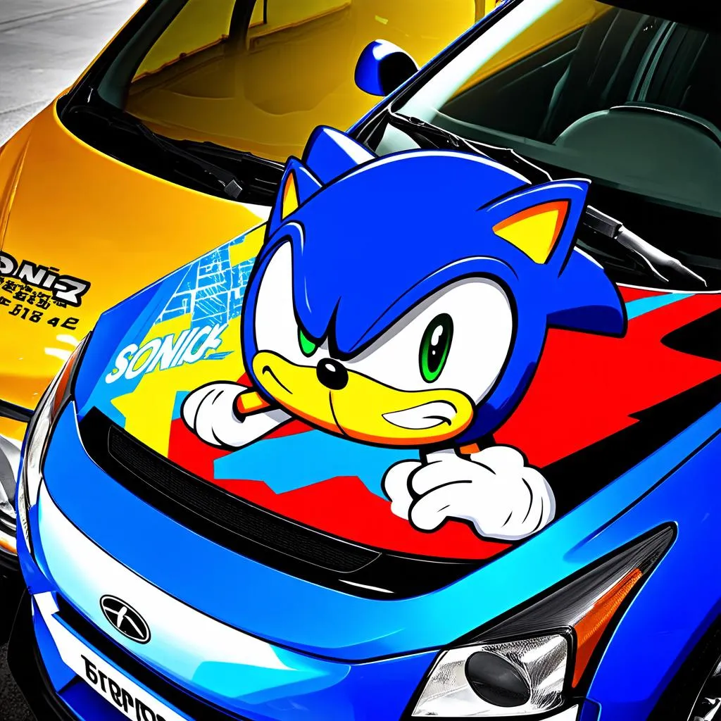 terios-sonic-decal-on-car