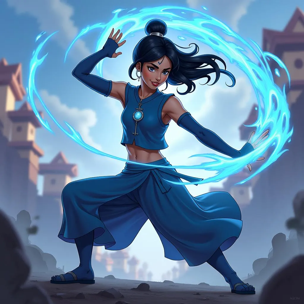 Poster game Huyền Thoại Korra