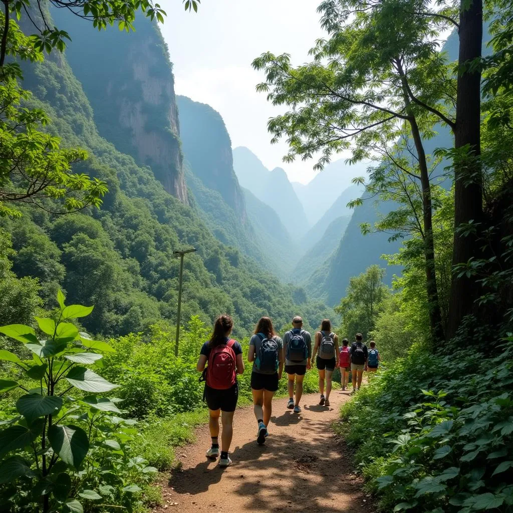 Trekking trong Vườn Quốc gia Cát Bà