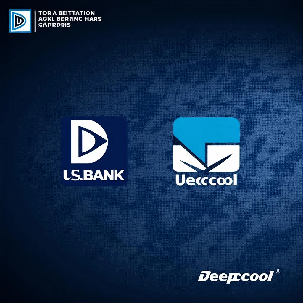 Logo của US Bank và Deepcool