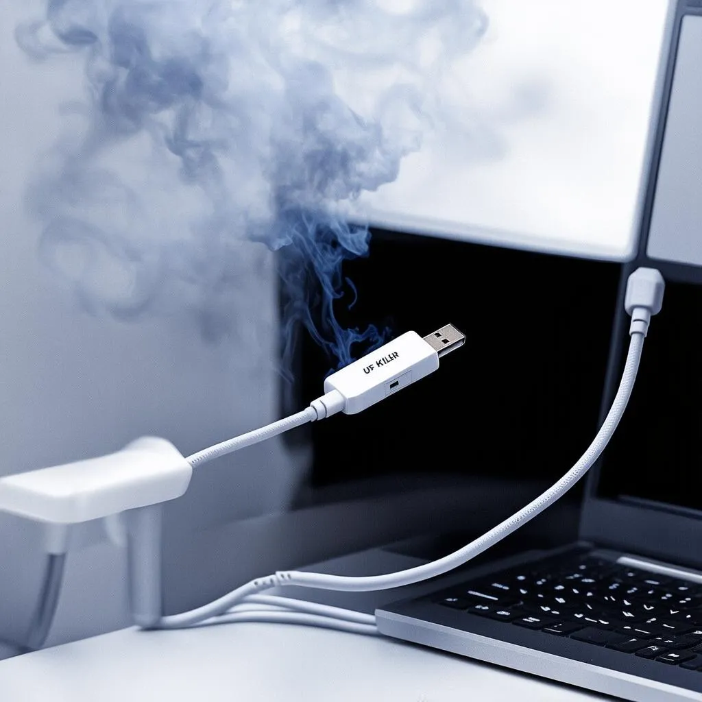 USB Killer gây hư hỏng máy tính