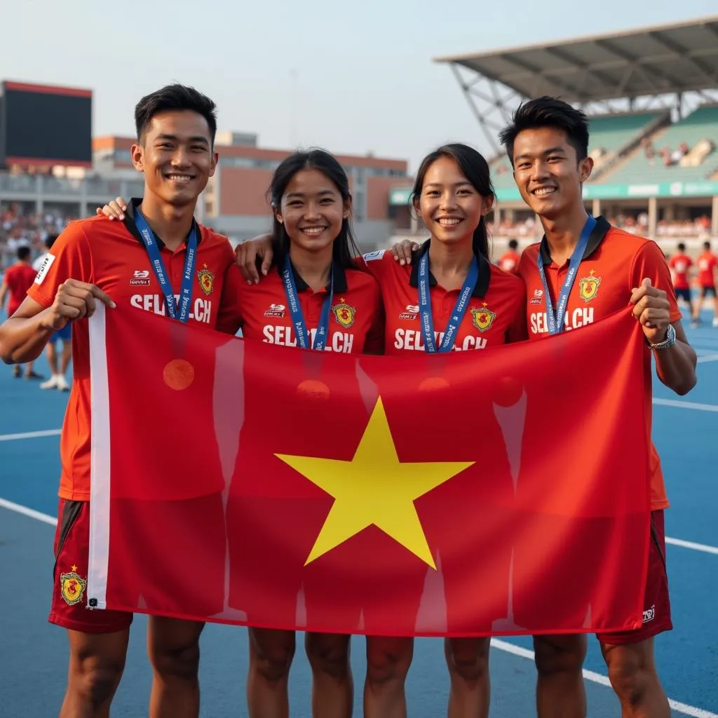 Vận động viên Việt Nam giành huy chương vàng SEA Games 25