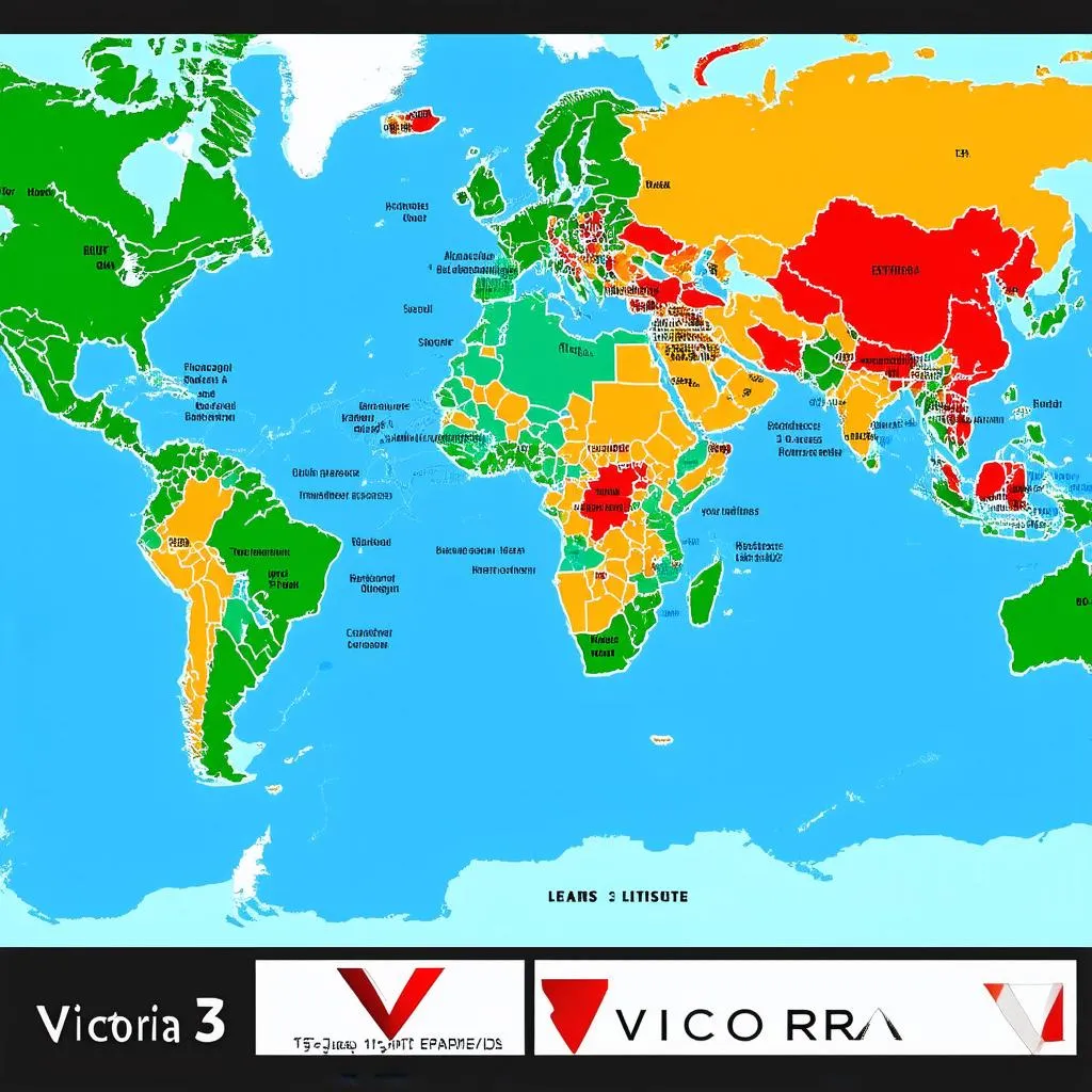 Victoria 3 World Map