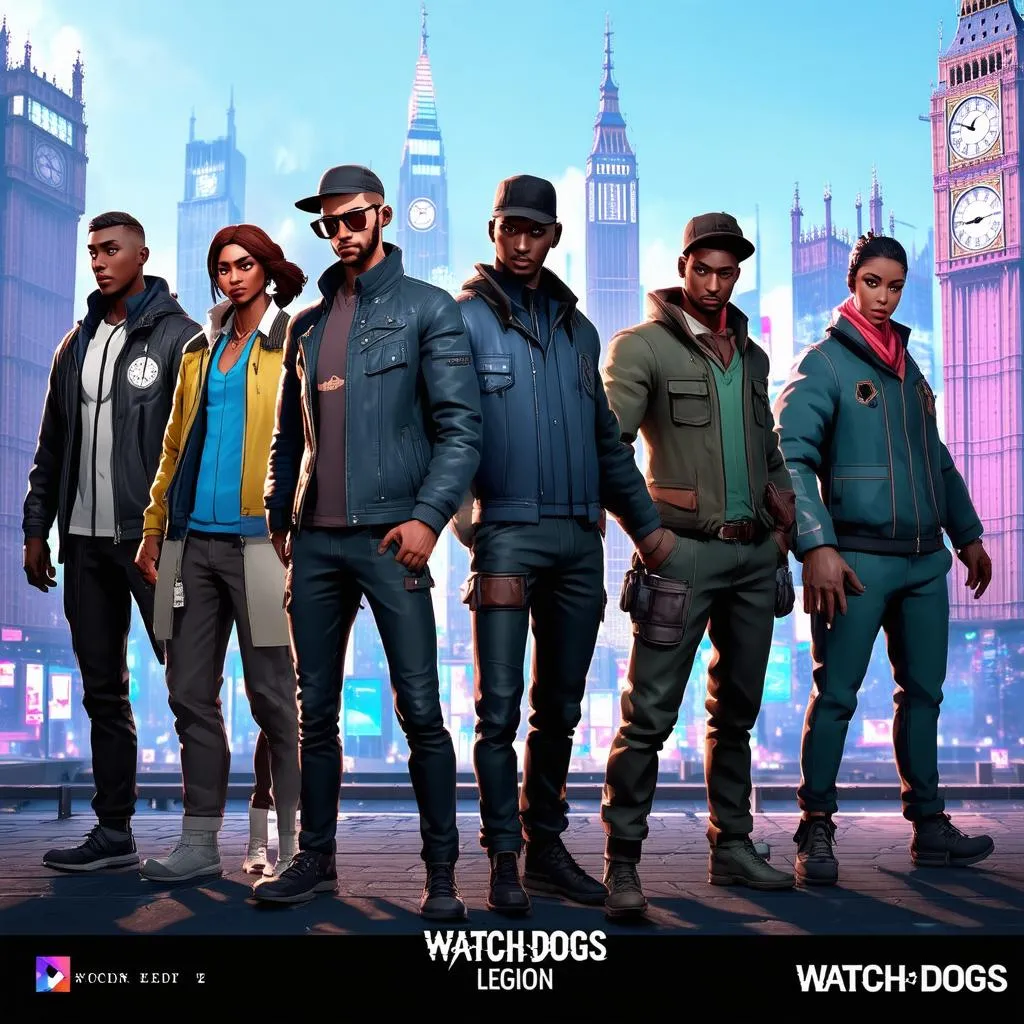 Watch Dogs Legion nhân vật