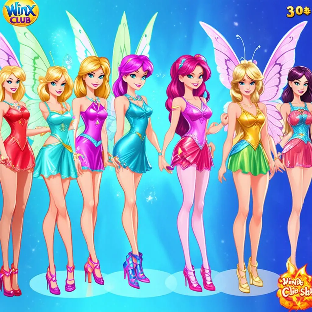 Game Thiết Kế Thời Trang Winx Club