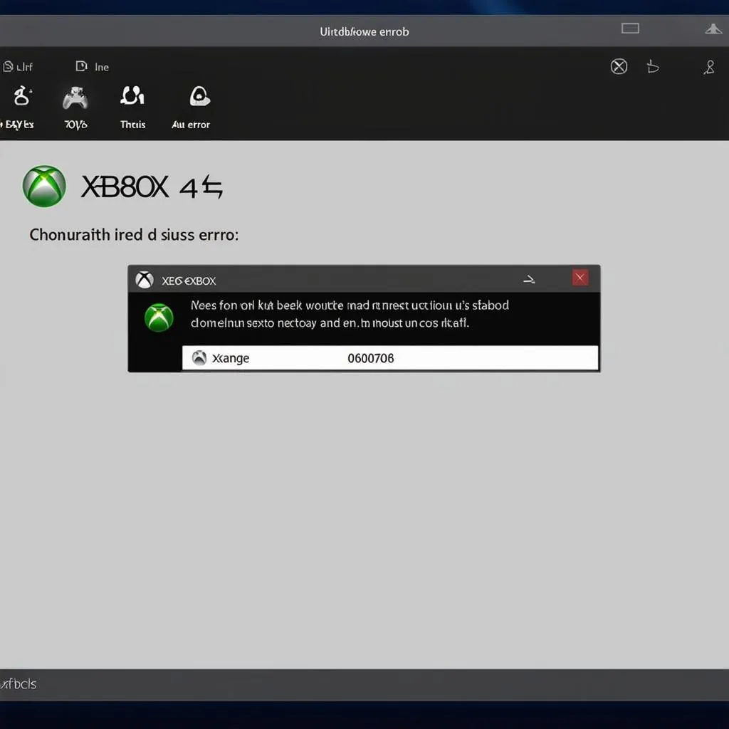 Xbox App Error