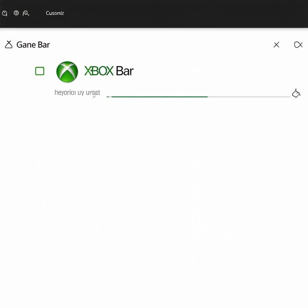 Giao diện Xbox Game Bar