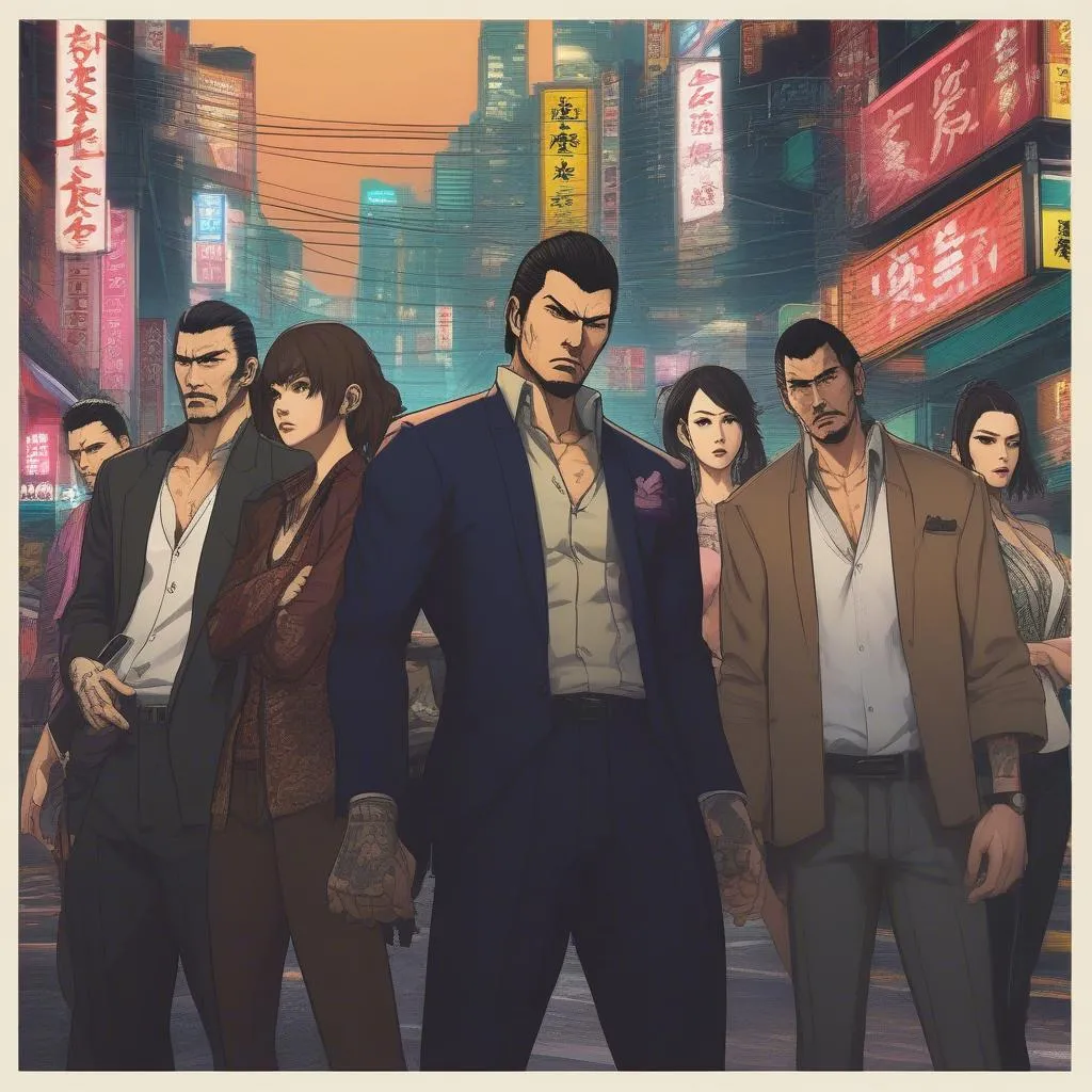 yakuza online pc characters