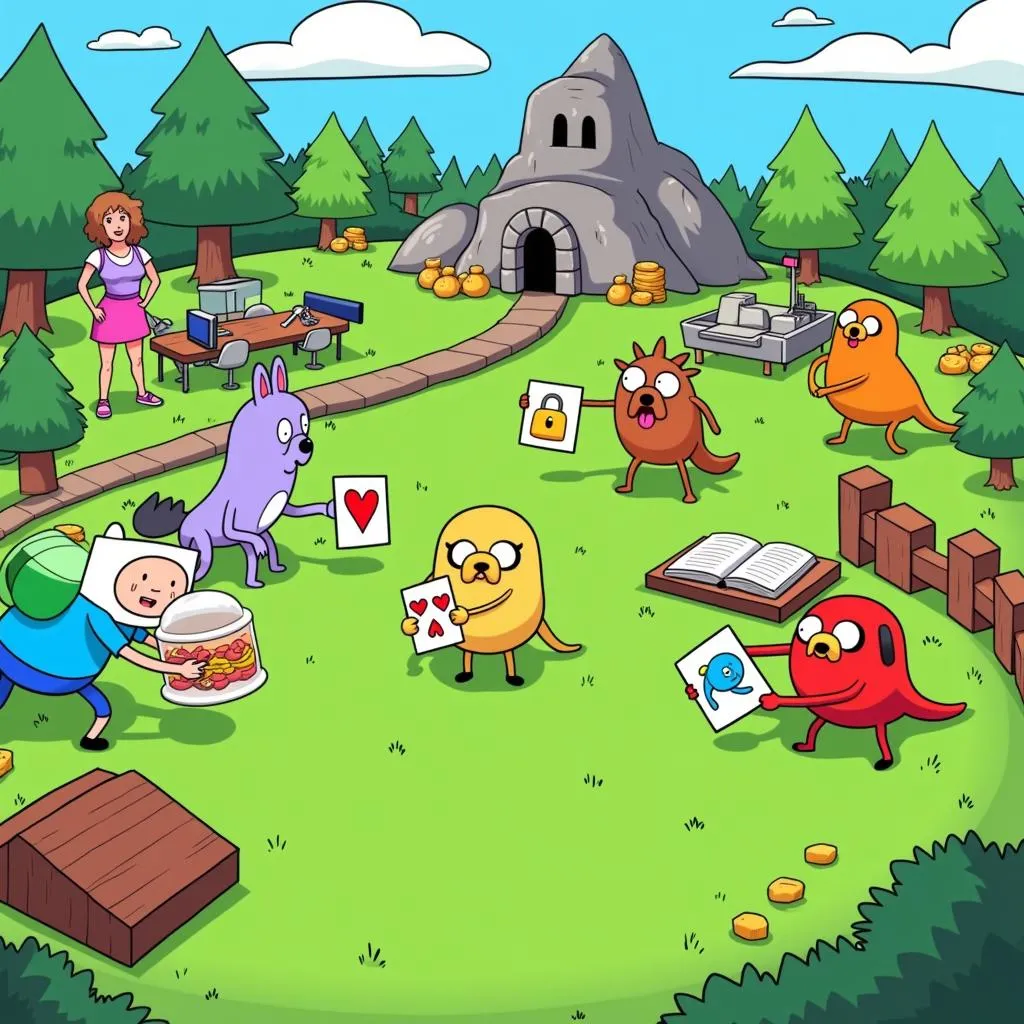 Ảnh chụp màn hình game Adventure Time Card Wars PC