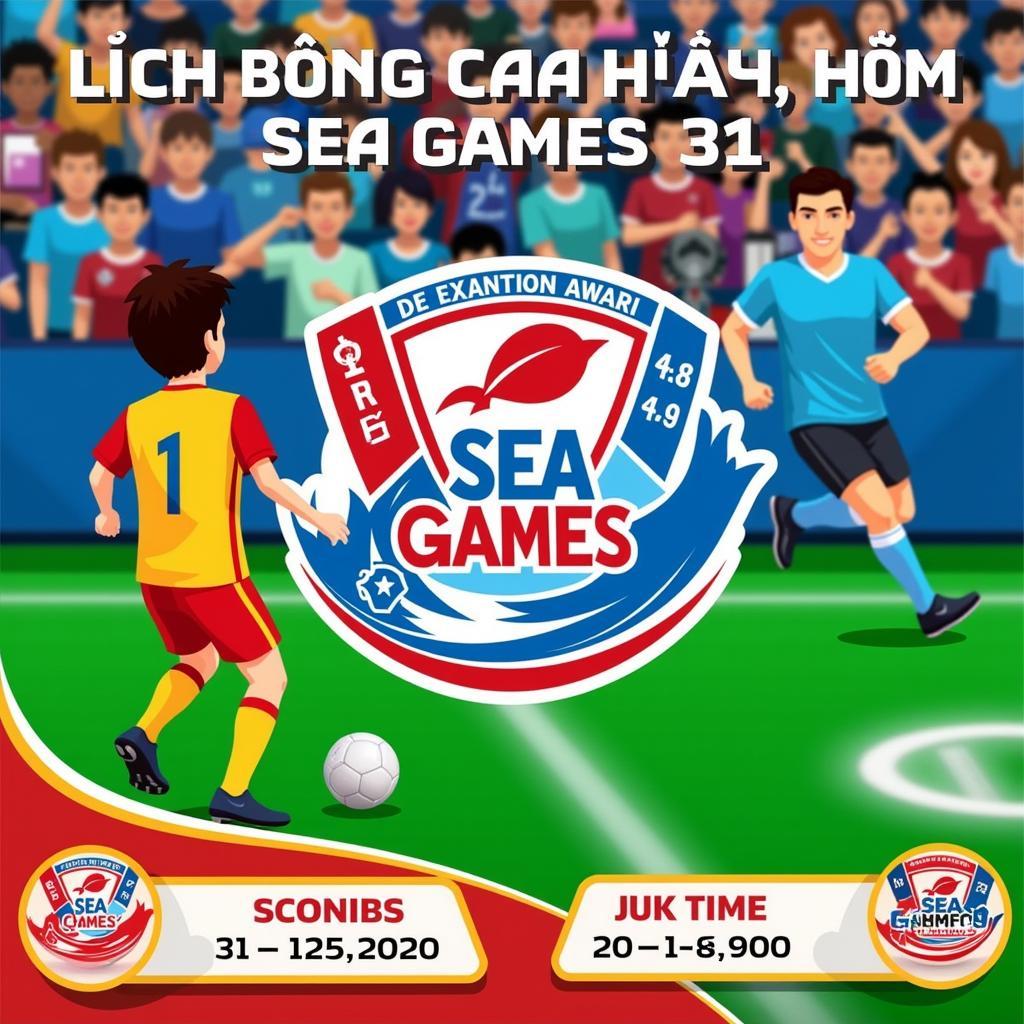 Lịch bóng đá hôm nay Sea Games 31 cập nhật chính xác nhất