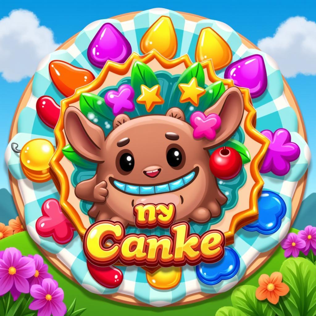 Hình ảnh minh họa cho giao diện bắt mắt và âm nhạc vui nhộn của Candy Game