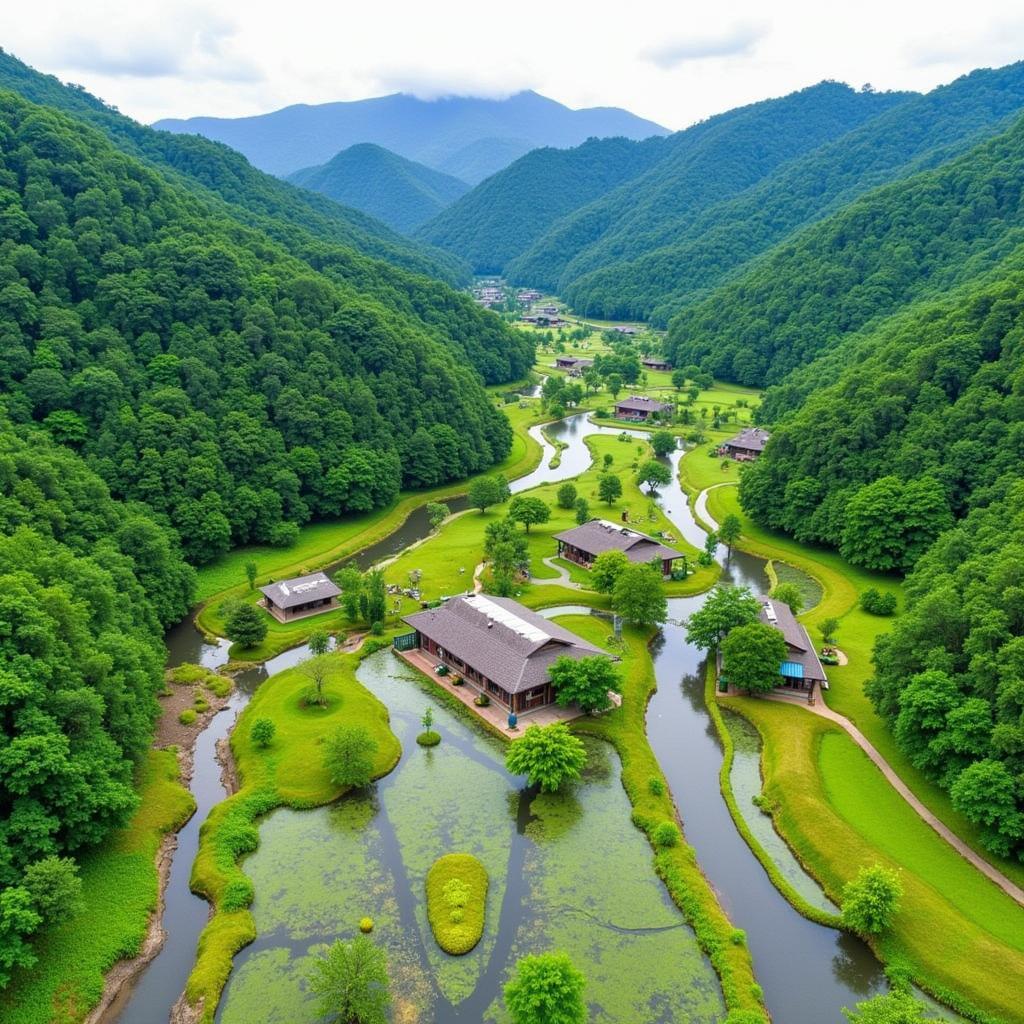 Công viên và khu du lịch ở Bắc Giang