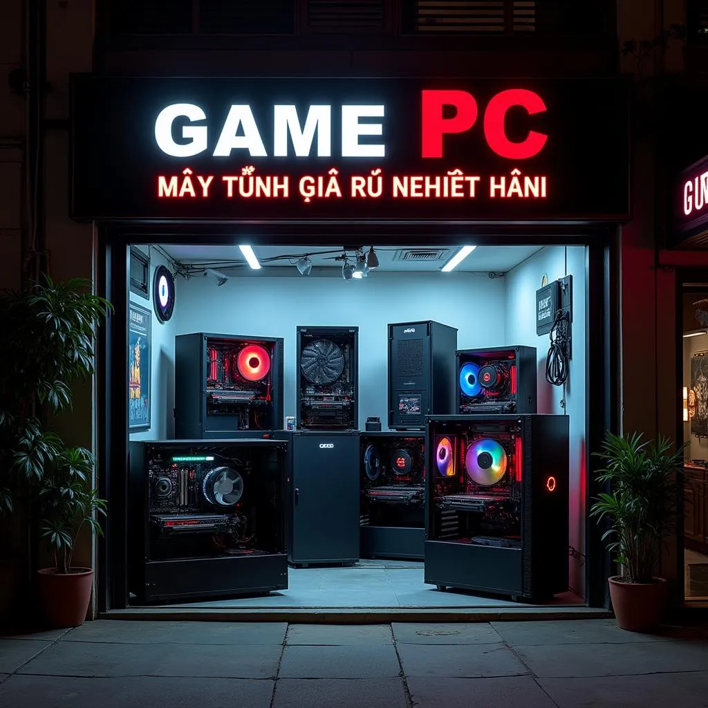 Cửa hàng bán PC gaming giá rẻ tại Hà Nội