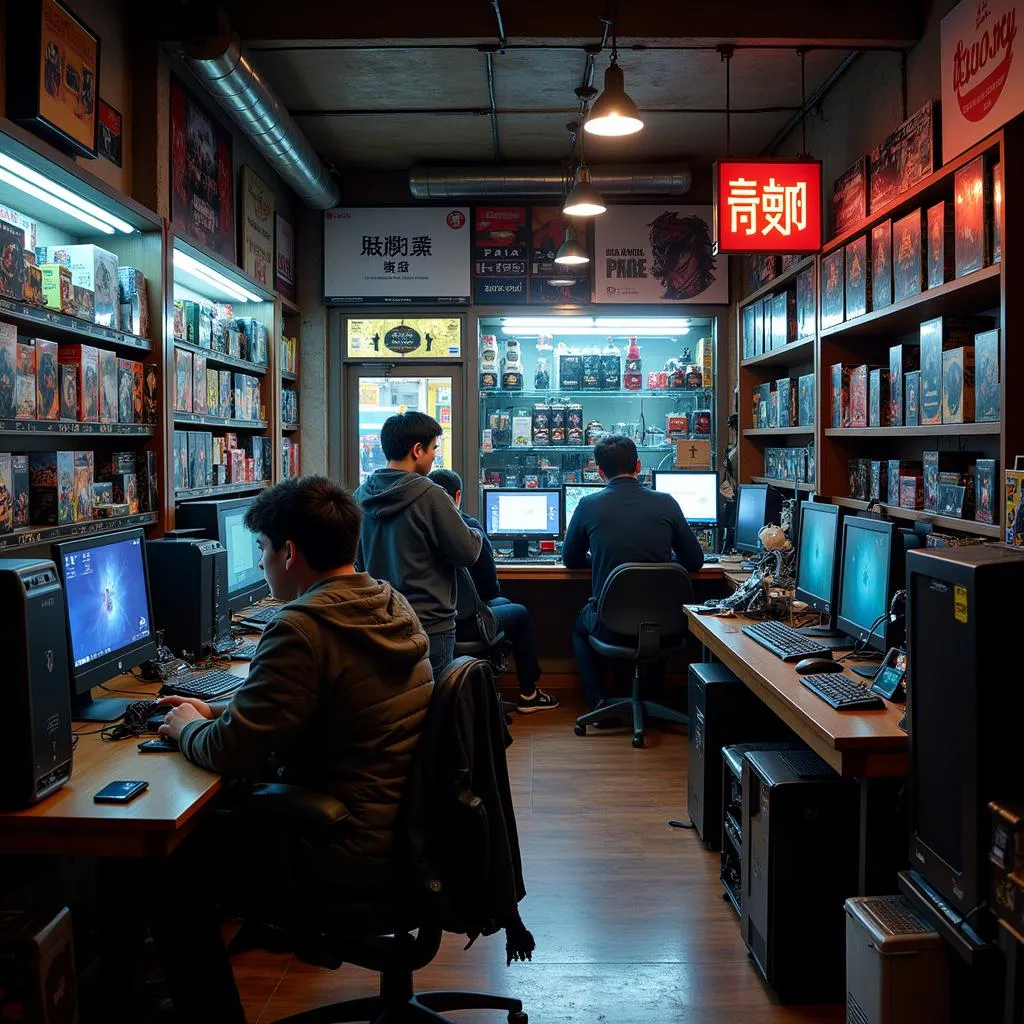 PC Gaming shop in Hanoi