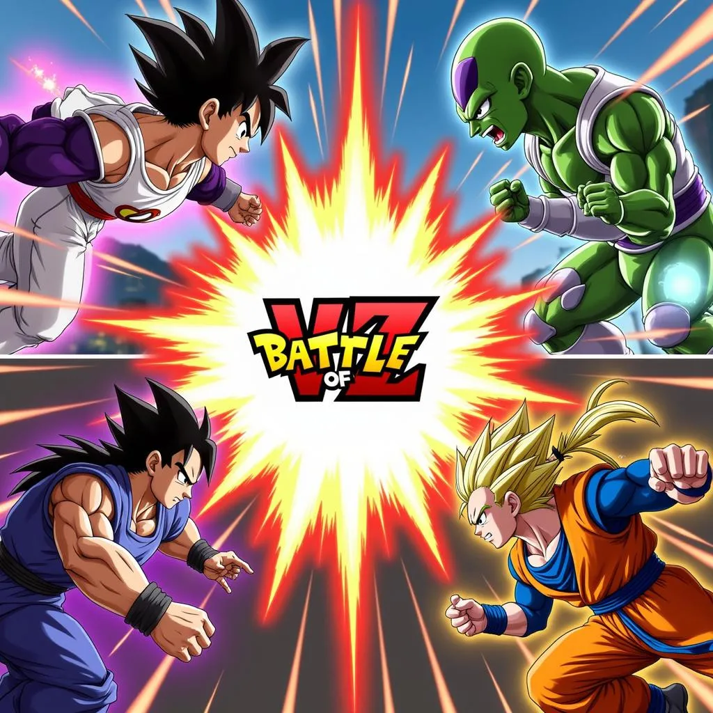 Hình ảnh chiến đấu trong Dragon Ball Z Battle of Z