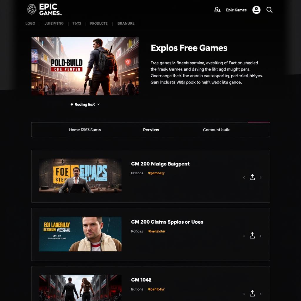 Game miễn phí trên Epic Games Store