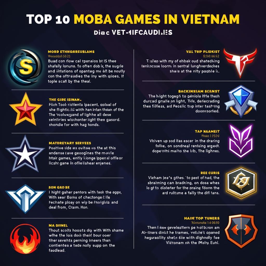 Top 10 game MOBA uy tín Việt Nam