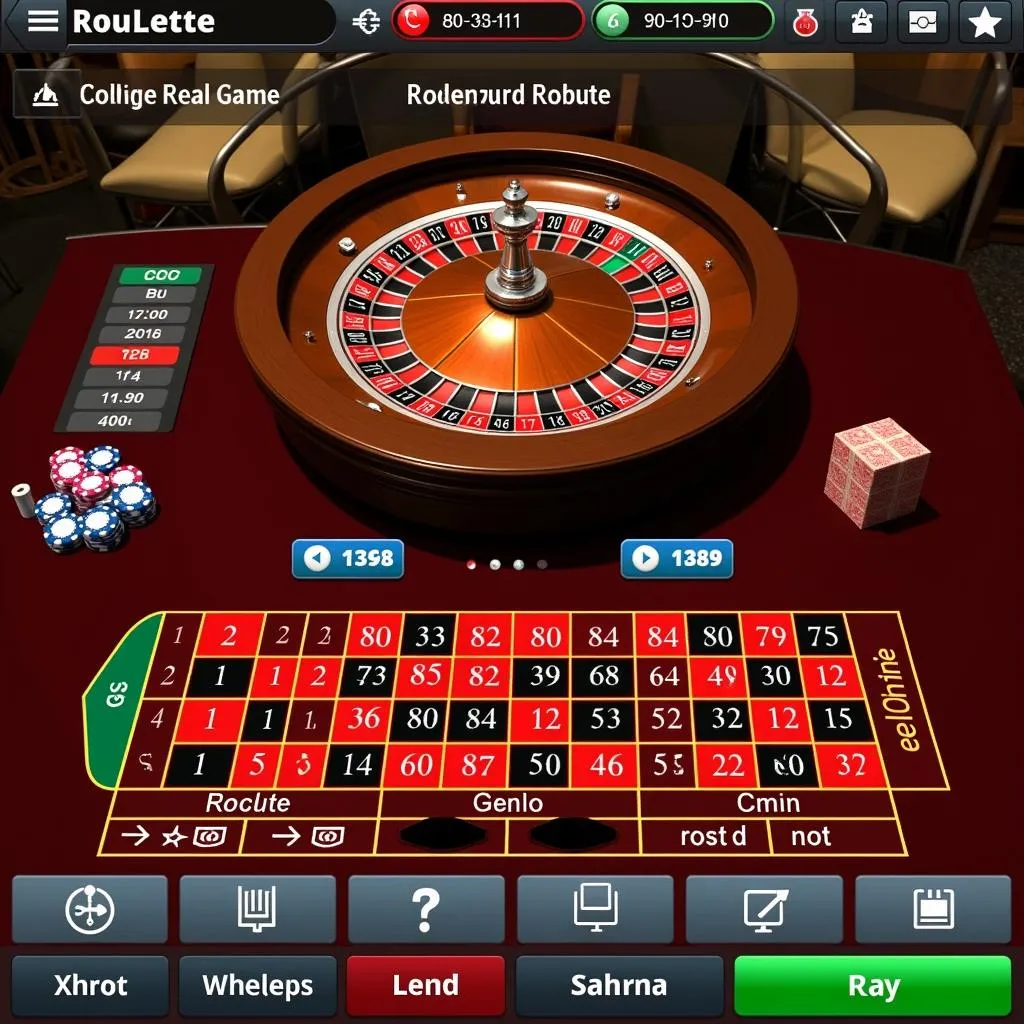 Hình ảnh giao diện game Roulette online