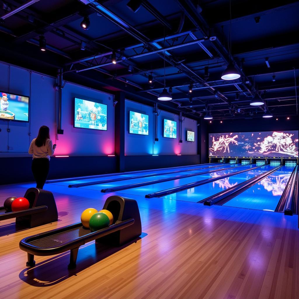 Khu vui chơi giải trí trong nhà tại Hà Nội với các trò chơi bowling, karaoke, game