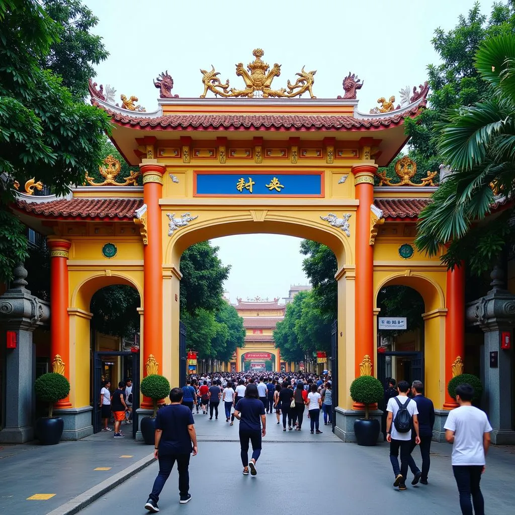 Kinh nghiệm đi chơi Royal City - Cổng vào