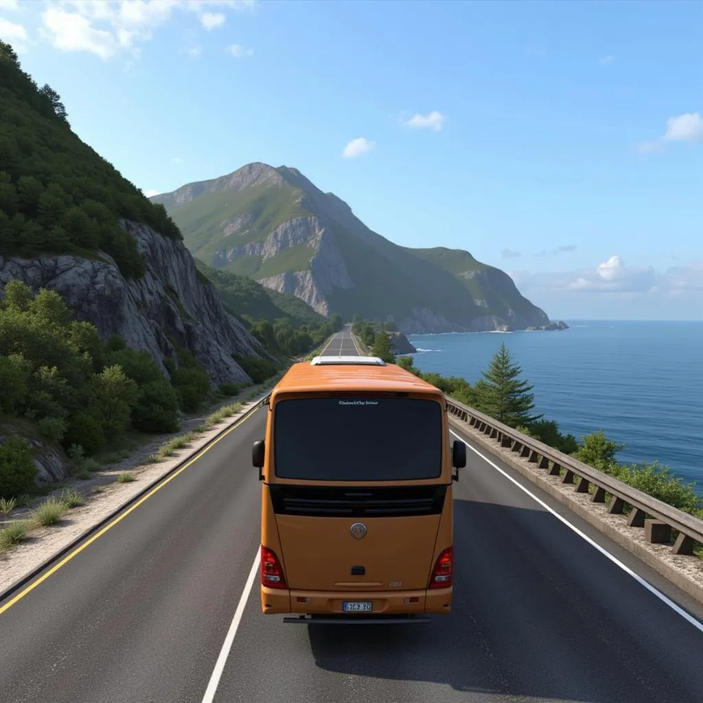 Trải nghiệm lái xe trên cung đường ven biển đẹp như mơ trong Coach Bus Simulator 2016 PC