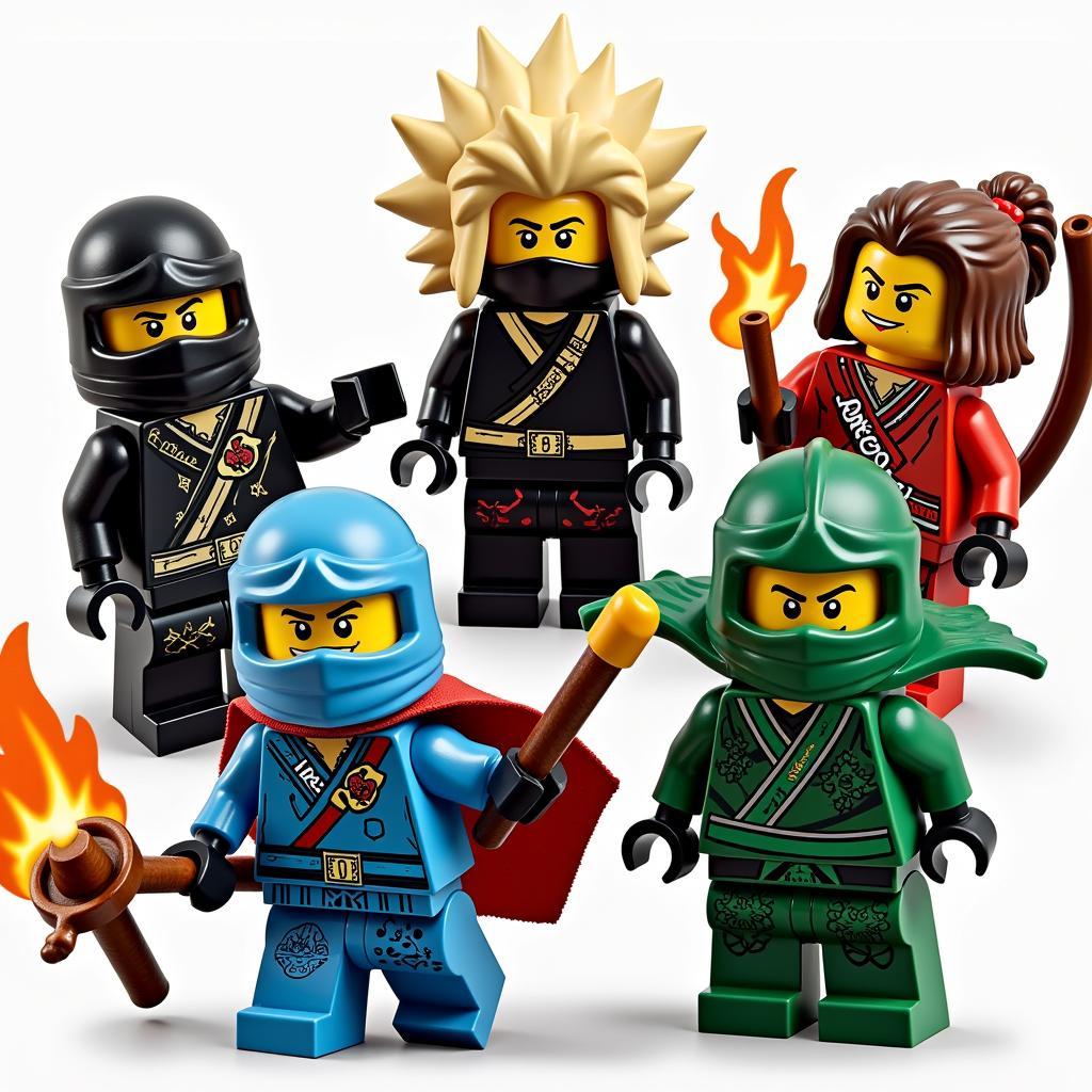 Bộ đồ chơi Lego Ninjago - Những chiến binh ninja dũng cảm