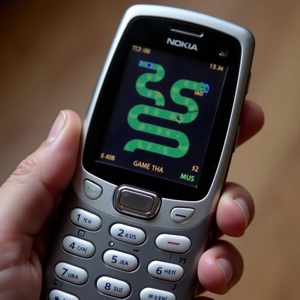 Nokia 8110 và game Rắn Săn mồi