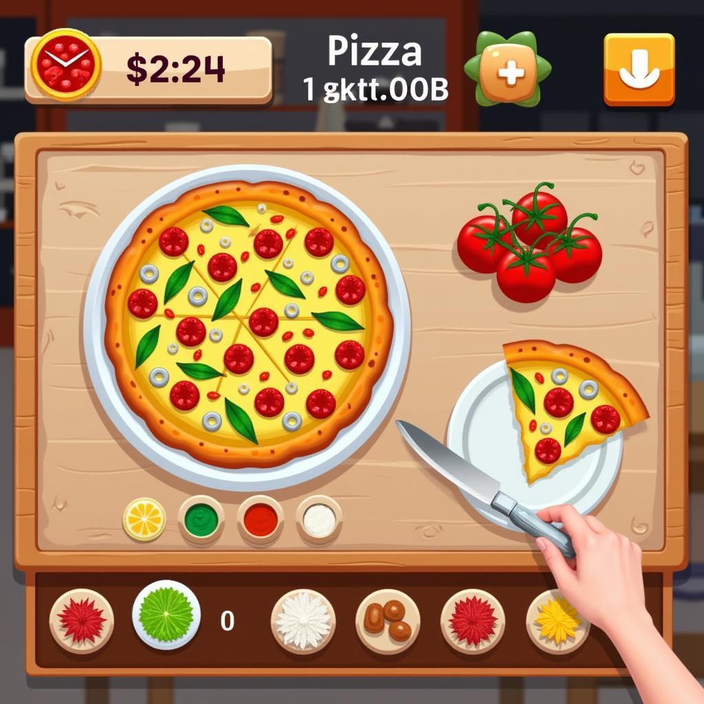 Papa's Pizzeria gameplay screenshot