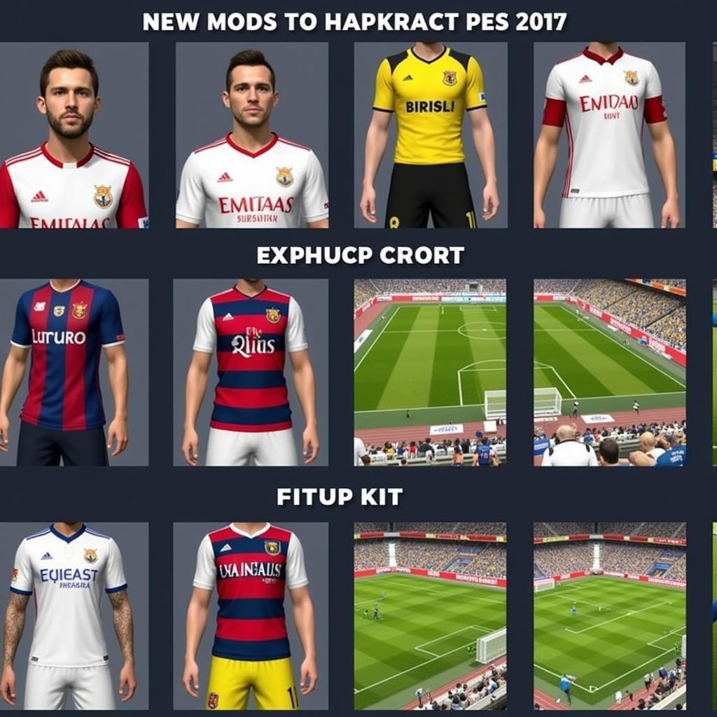 Thỏa sức tùy chỉnh PES 2017 theo ý muốn của bạn với mods