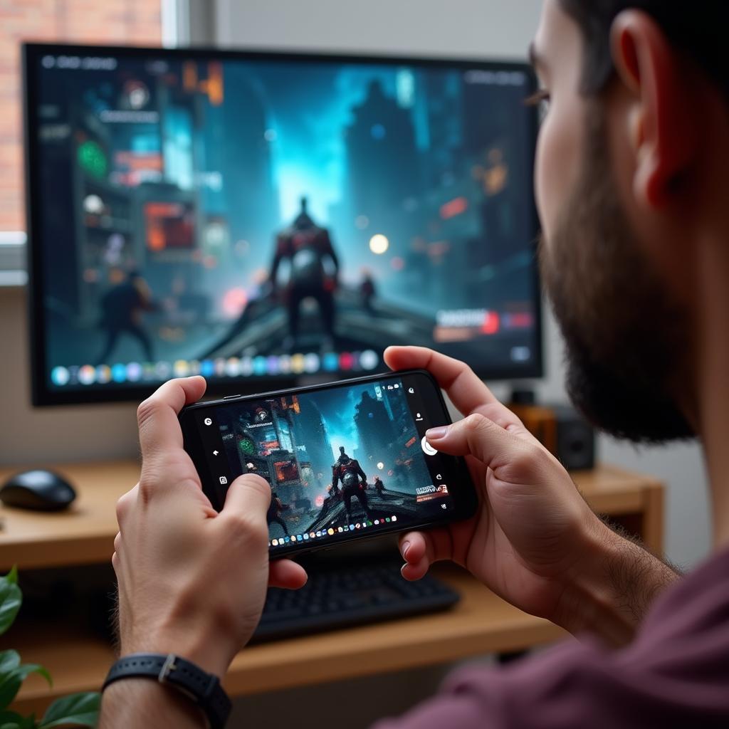 Chia sẻ Màn Hình Samsung lên PC để Chơi Game