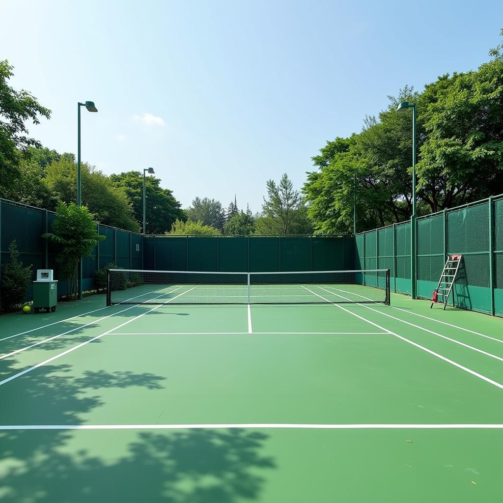 Sân tập tennis tại Hà Nội