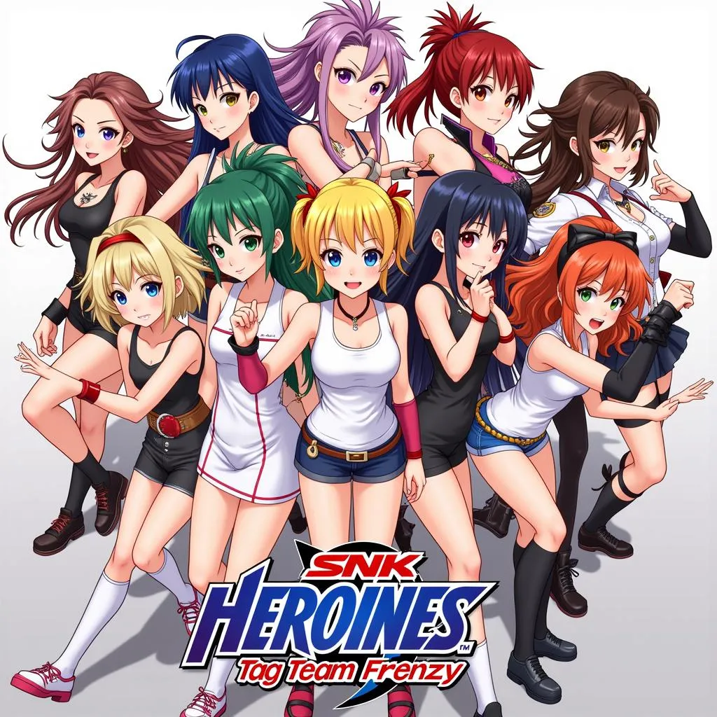 Poster game SNK Heroines Tag Team Frenzy