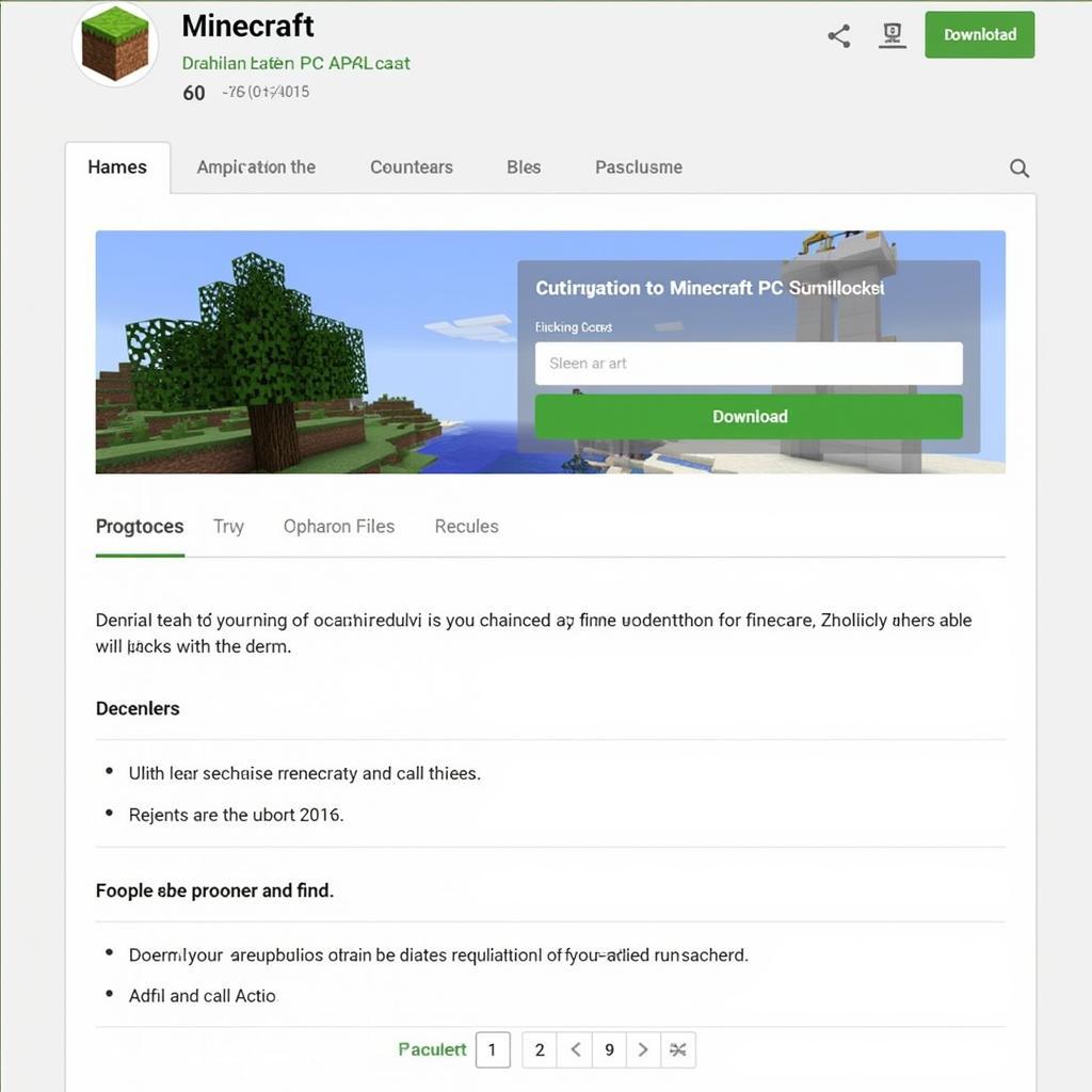 Tải file Minecraft PC APK