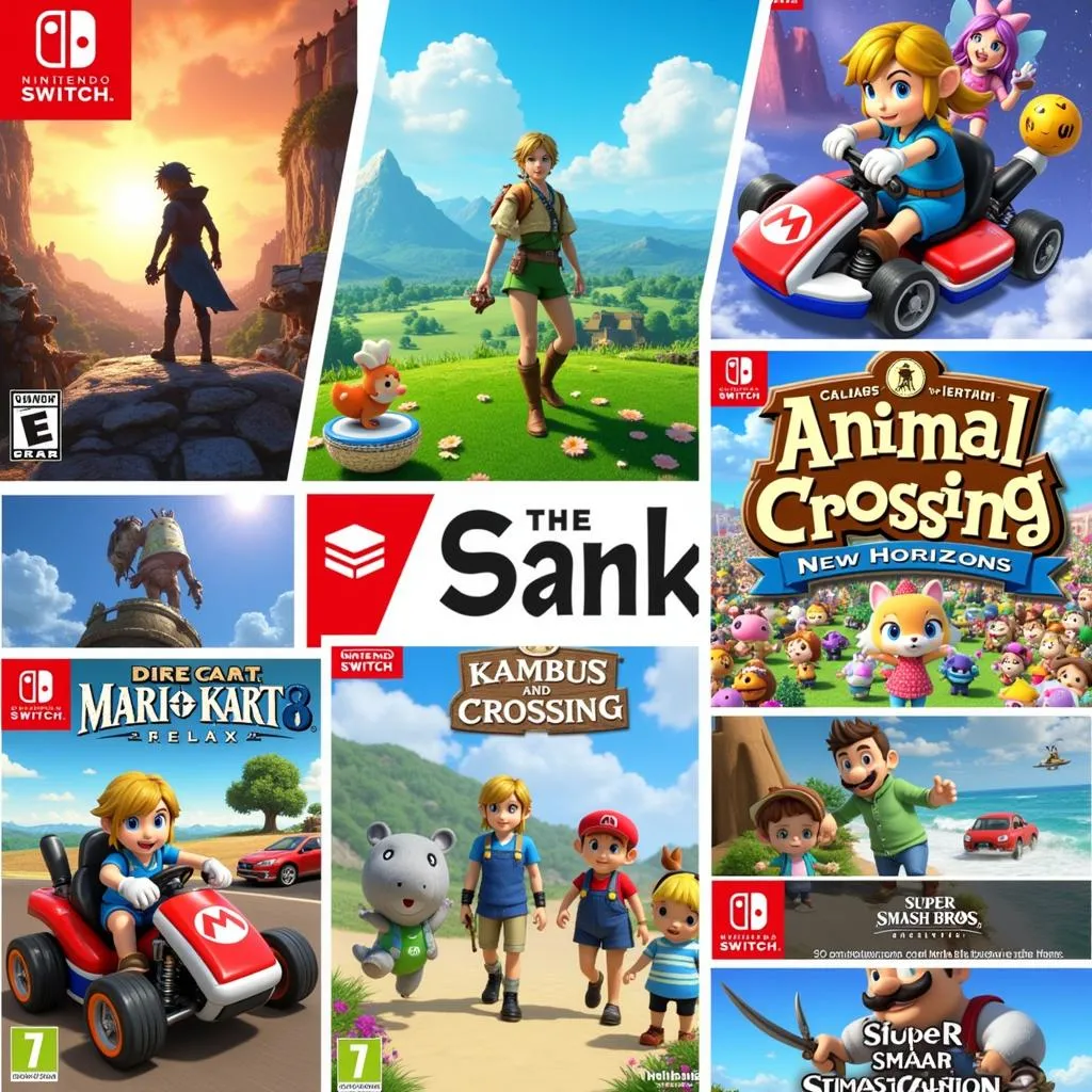 Thế giới game Nintendo Switch đa dạng