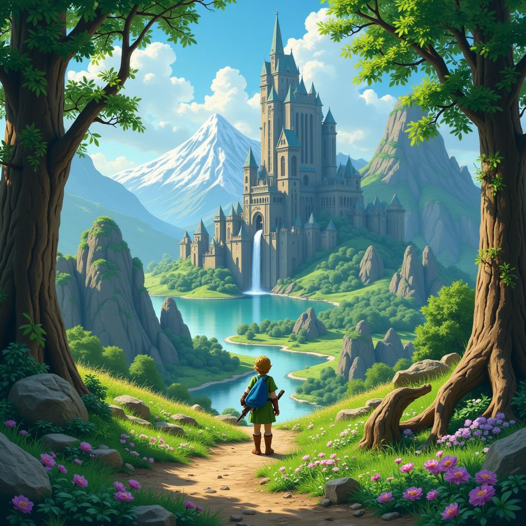 The Legend of Zelda: Huyền thoại anh hùng Link, phiêu lưu trong thế giới Hyrule, chiến đấu với Ganon